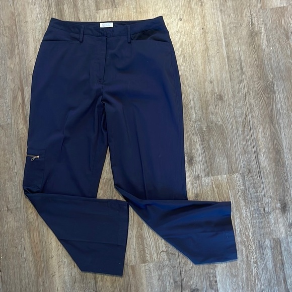 CHRISTOPHER & BANKS NAVY DRESS PANTS (SIZE 12) - Picture 1 of 6